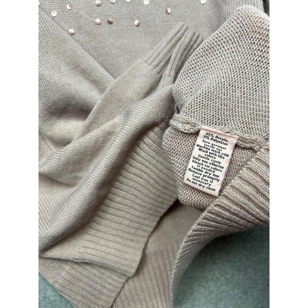 Juicy Couture Gradient Sequin Pull over Sweater W… - image 10